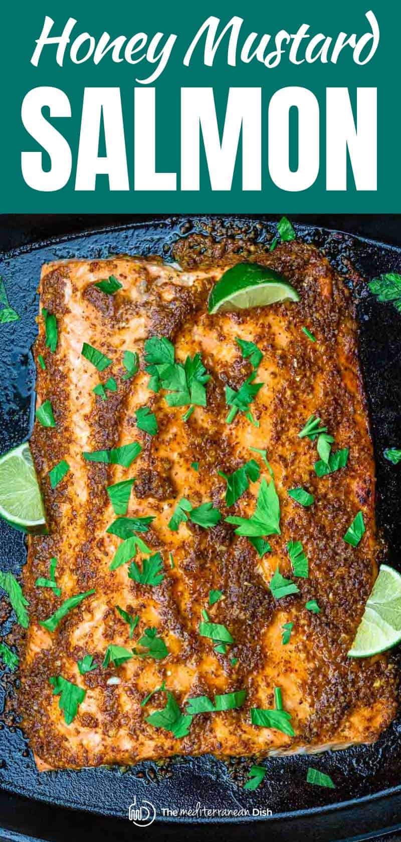 Honey Mustard Salmon Baked Or Grilled The Mediterranean Dish 2108