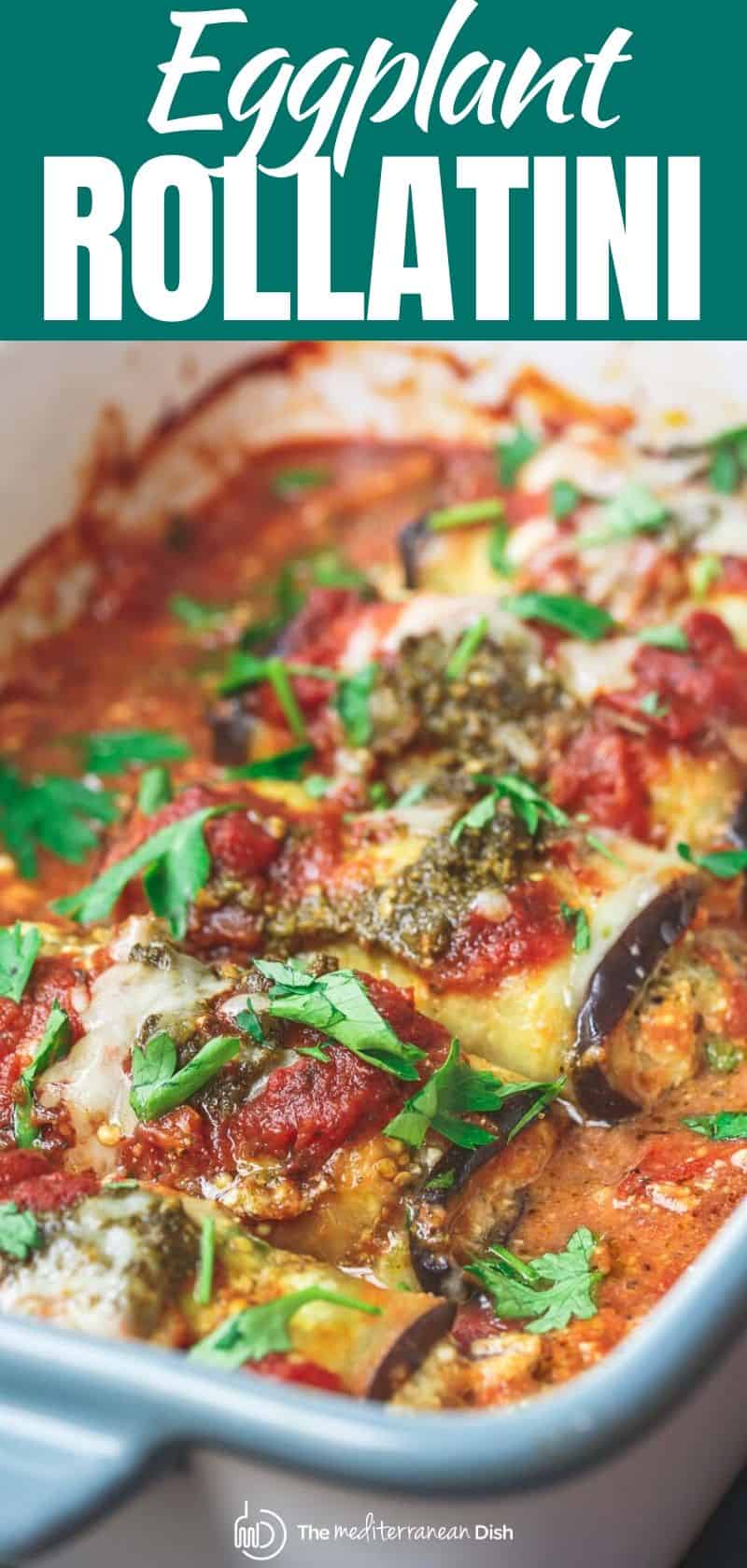 Easy Eggplant Rollatini Recipe The Mediterranean Dish