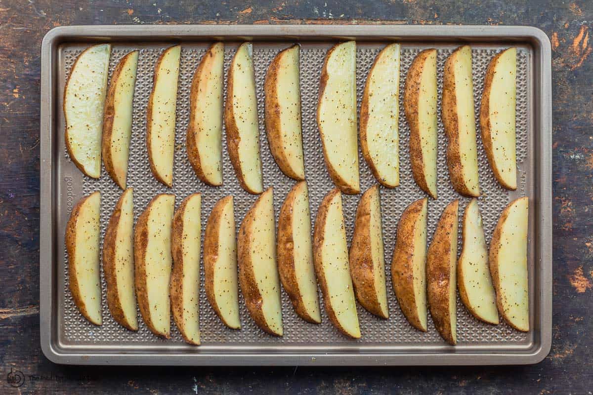 Recipe: Sheet Pan Burgers and Fries