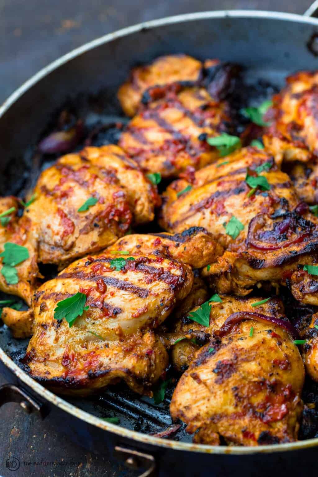 Grilled Harissa Chicken (How to Make Harissa Chicken) | The ...