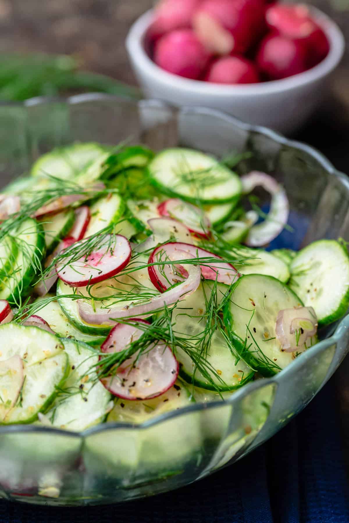 Healthy Cucumber Salad, Mediterranean Style | The Mediterranean Dish