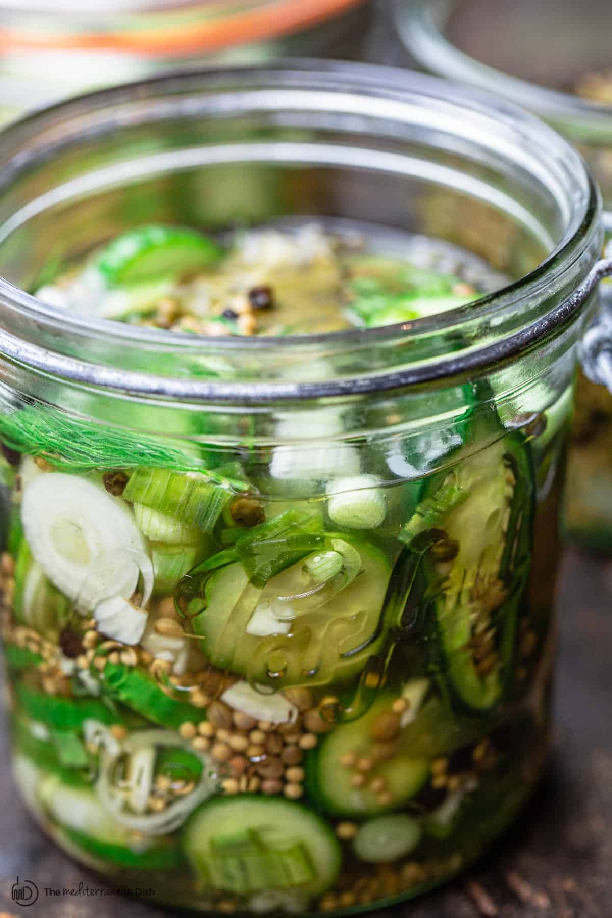 Quick Swedish Pickled Cucumbers - True North Kitchen