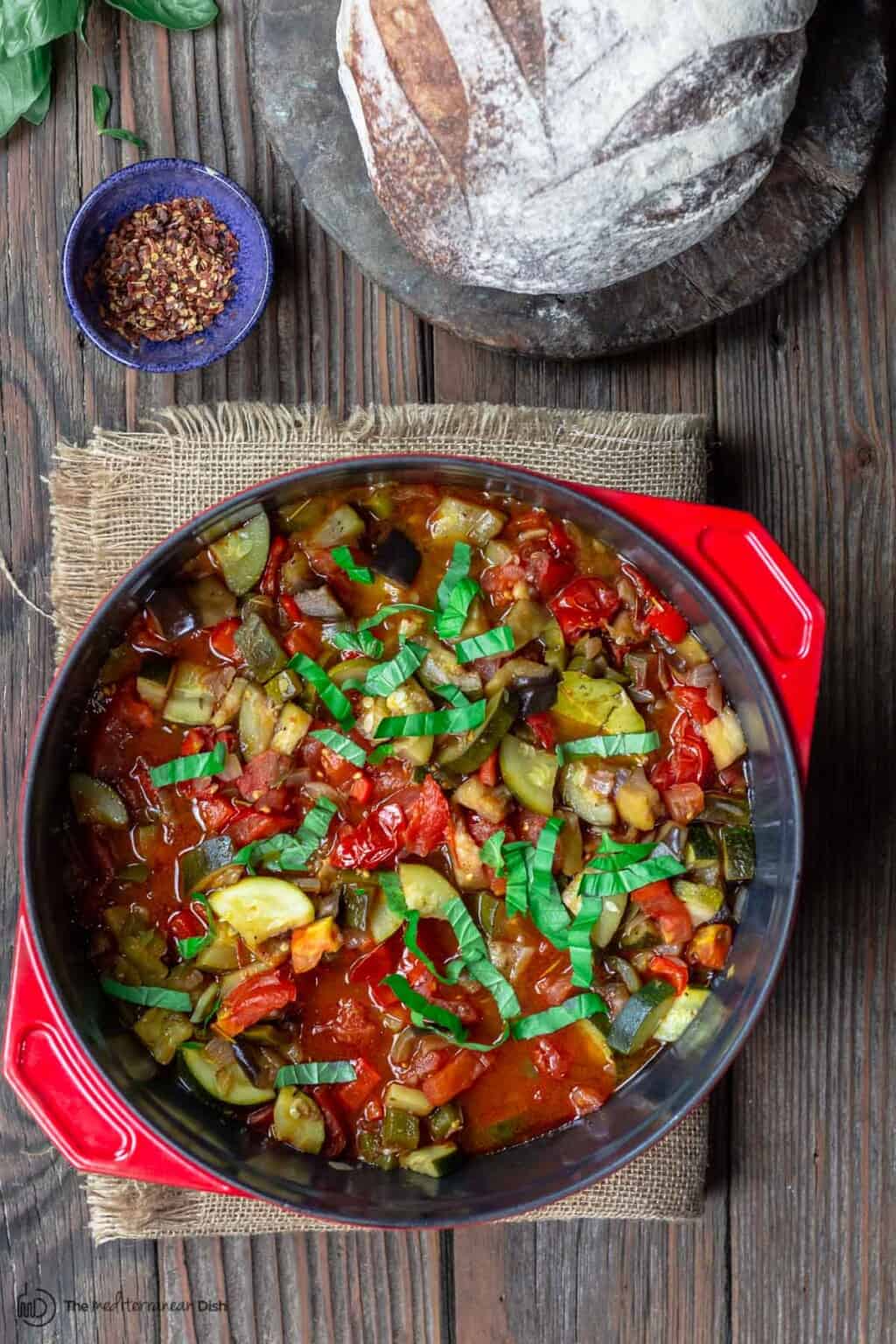 Easy Ratatouille Recipe (onepot) The Mediterranean Dish