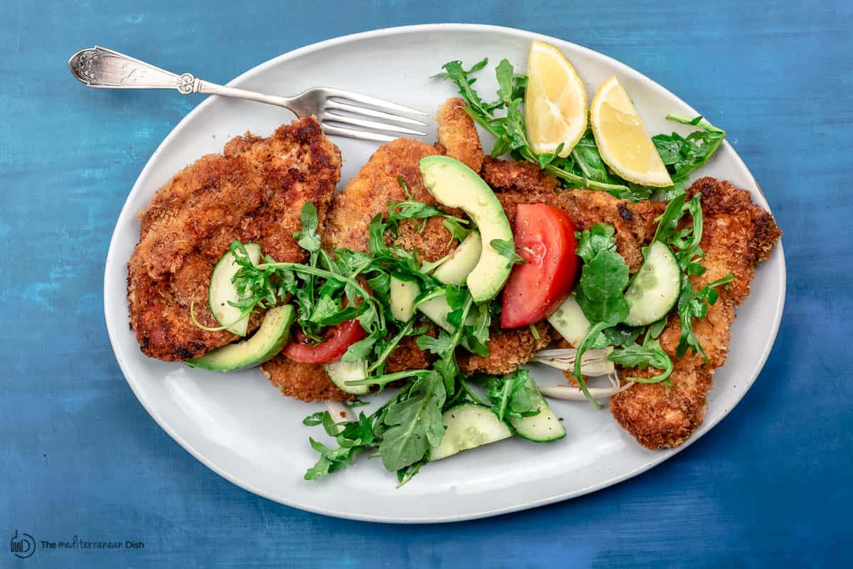 Chicken Schnitzel Recipe | The Mediterranean Dish