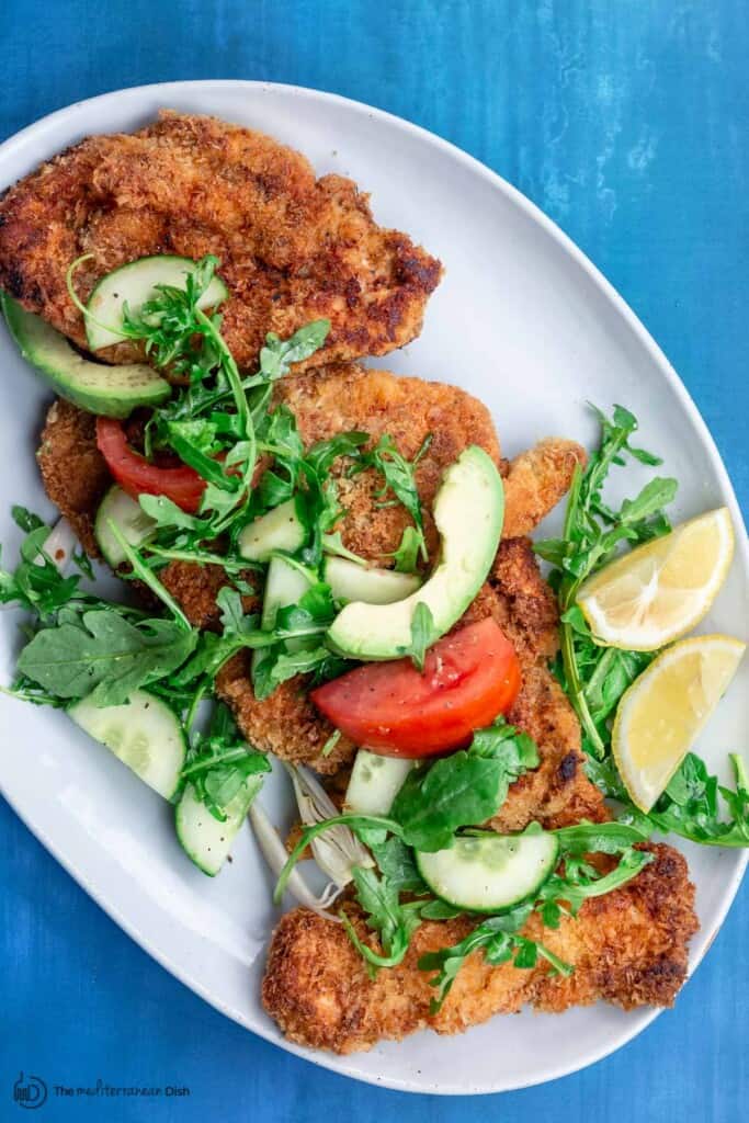 Chicken Schnitzel Recipe | The Mediterranean Dish