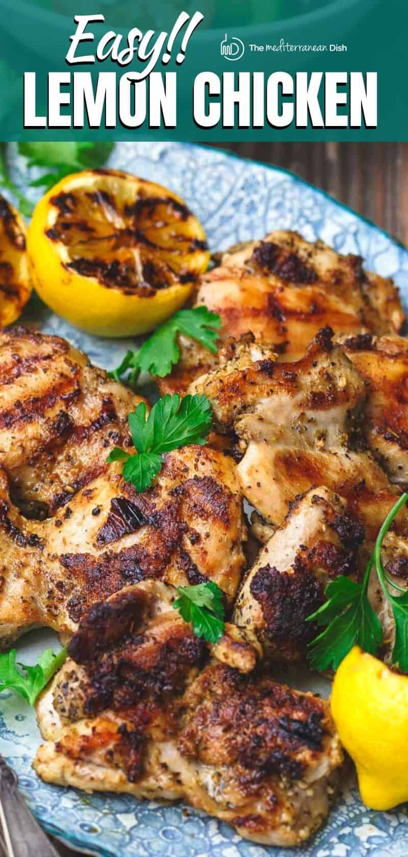 Healthy Lemon Chicken Recipe (Easy Lemon Chicken in skillet)