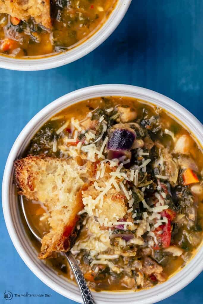 Ribollita (soupe Toscane Aux Haricots Blancs) - Il Quadrifoglio ...