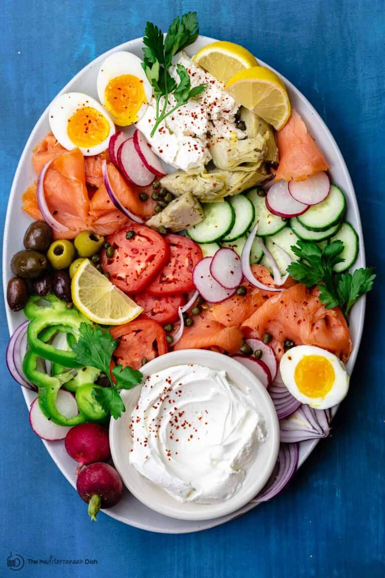 Easy Smoked Salmon Platter | The Mediterranean Dish