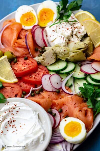 Easy Smoked Salmon Platter The Mediterranean Dish