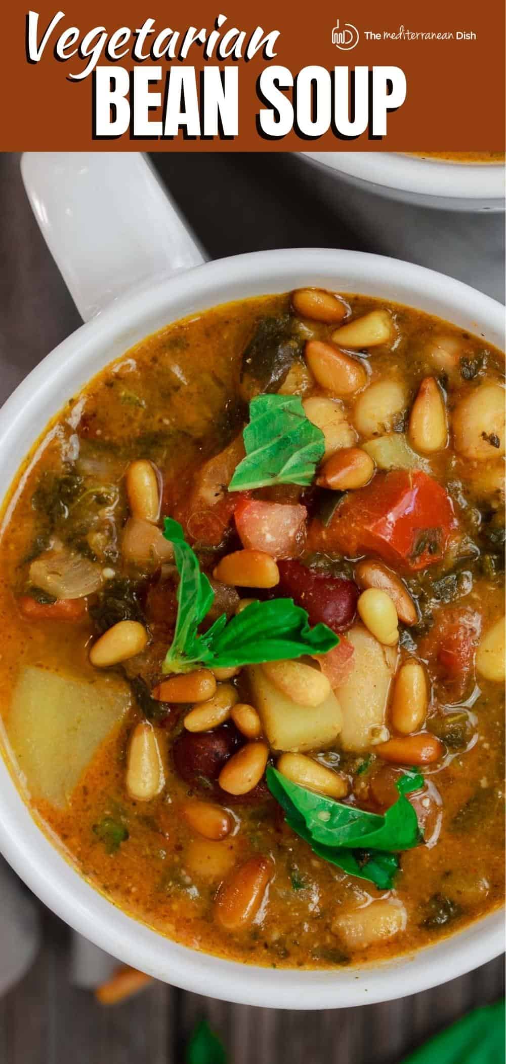 Mediterranean Bean Soup (Easy & Bright) | The Mediterranean Dish