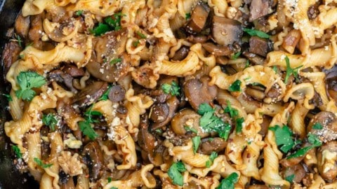 Creamy Garlic Mushroom Pasta (SECRET sauce) | The Mediterranean Dish