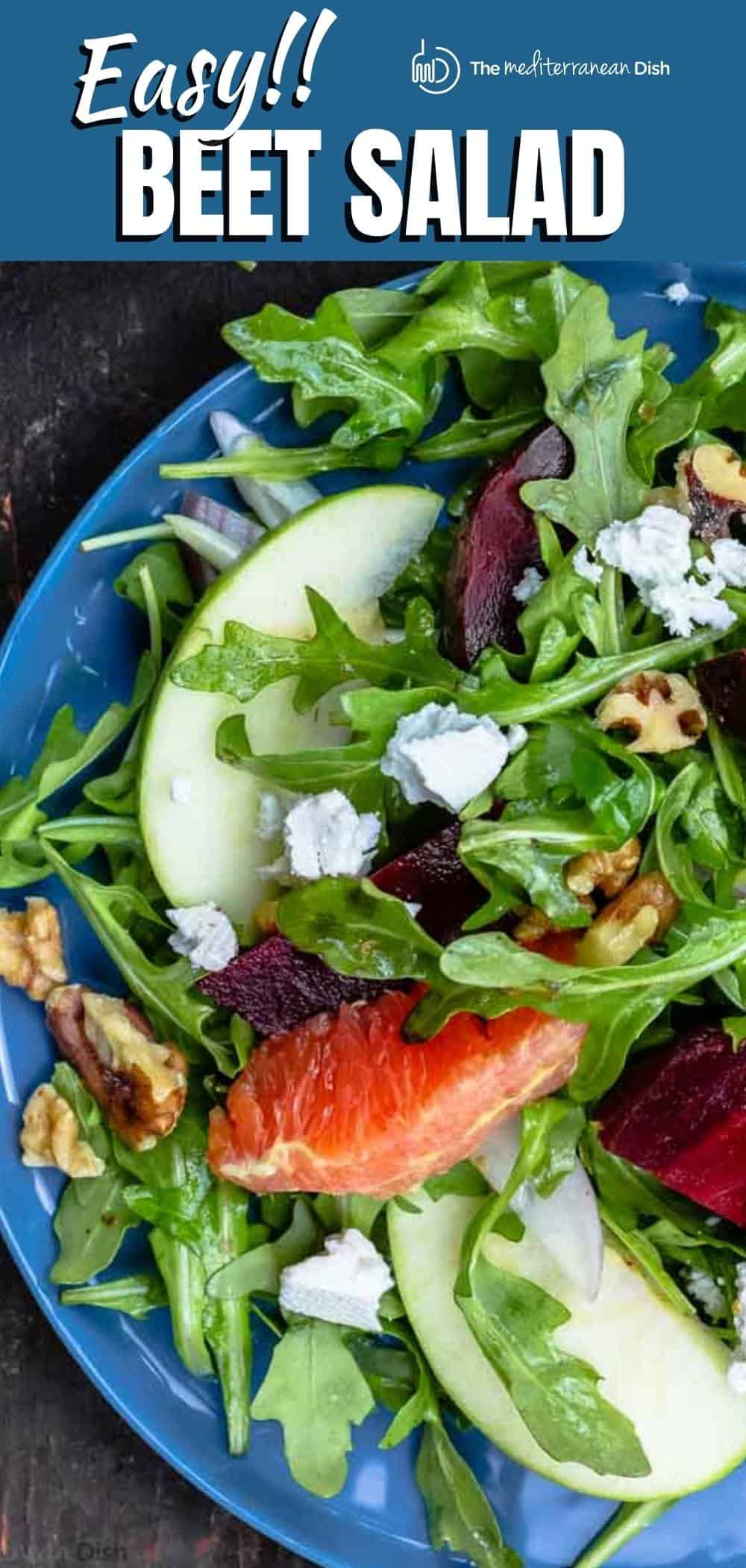 Orange Beet Salad Recipe with Feta and Arugula | The Mediterranean Dish