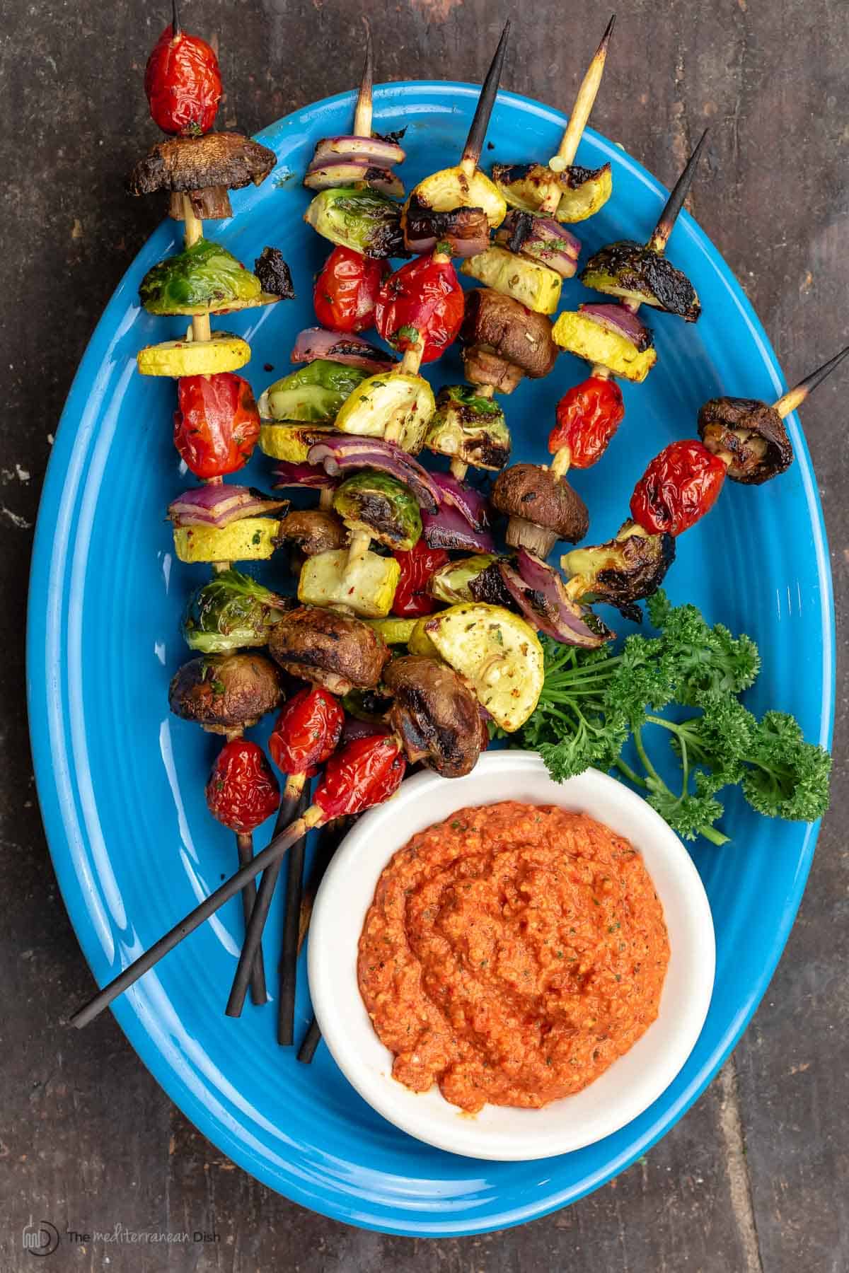 Grilled Vegetable Shish Kebabs
