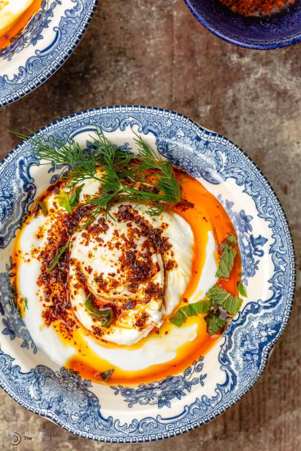 Cilbir: Turkish Eggs in Garlicky Yogurt Sauce l The Mediterranean Dish