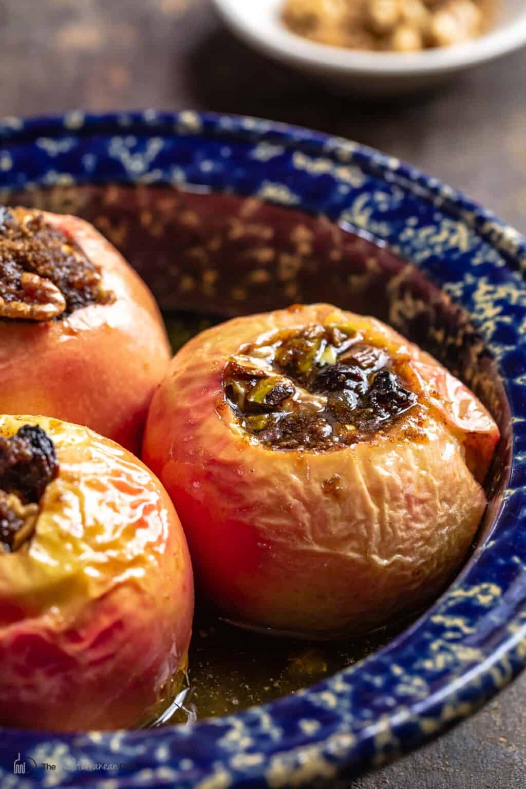 Easy Baked Apples Stuffed Or Sliced The Mediterranean Dish