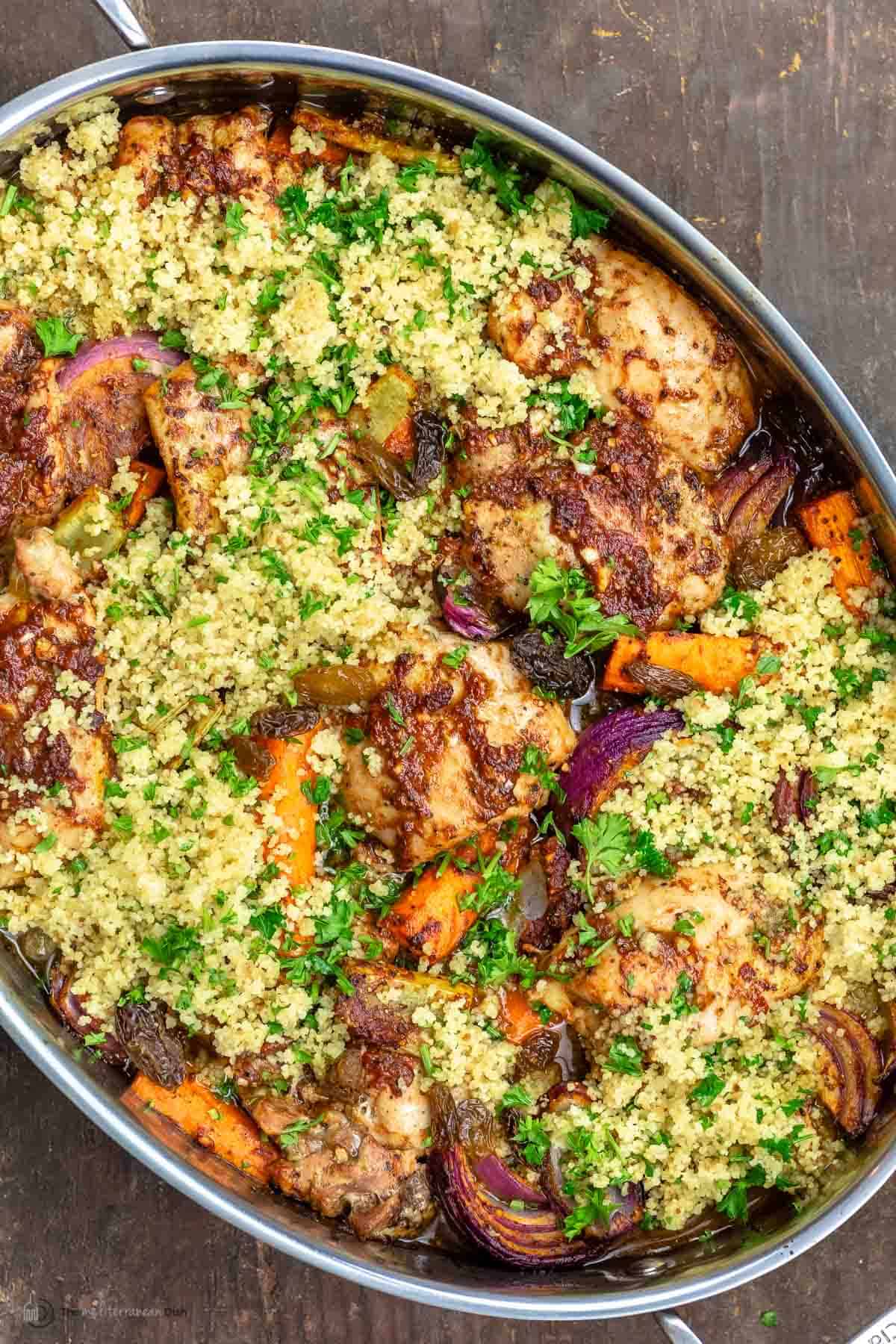 Moroccan-Inspired Chicken Couscous - Easy Healthy Meal Ideas