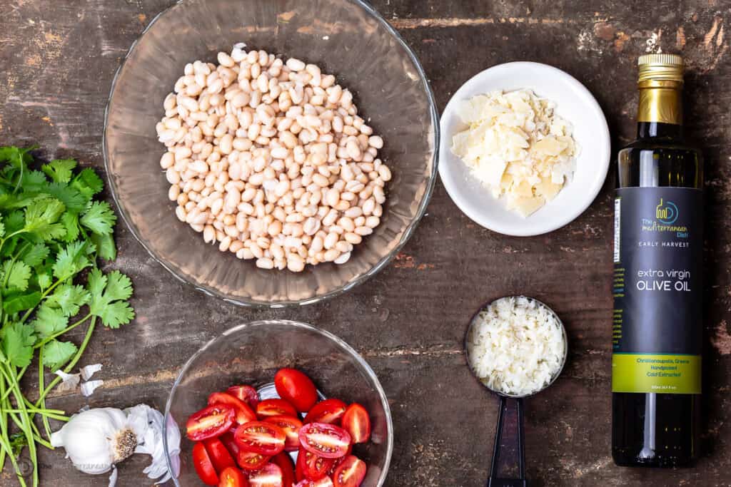 Sexiest Garlic Parmesan White Beans In 15 Mins The Mediterranean Dish 