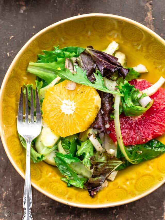 Fresh Fennel Orange Salad Recipe - The Mediterranean Dish