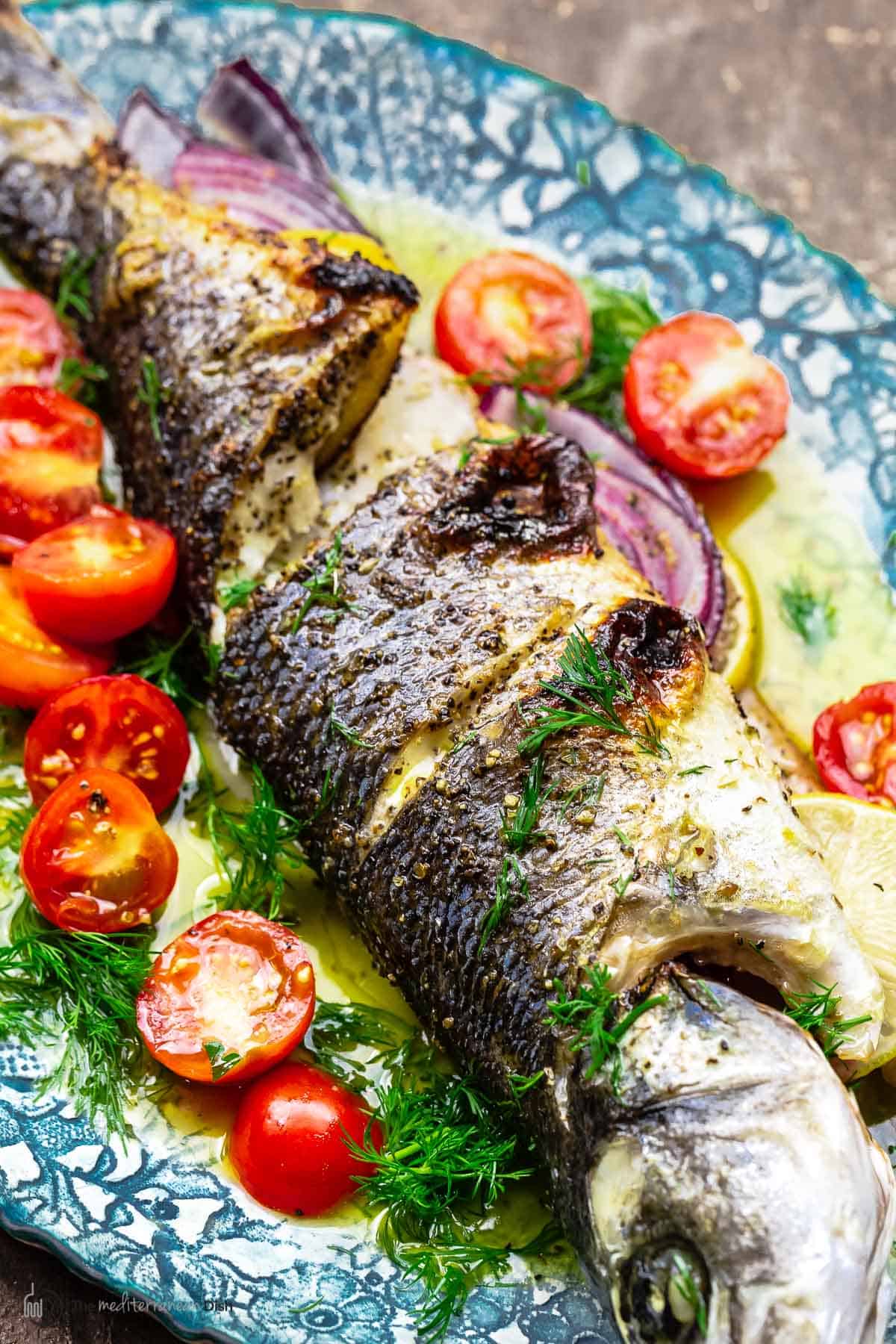 Best Greek Branzino Recipe (20 minutes!) | The Mediterranean Dish