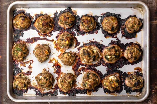 Juiciest Ever Baked Turkey Meatballs The Mediterranean Dish