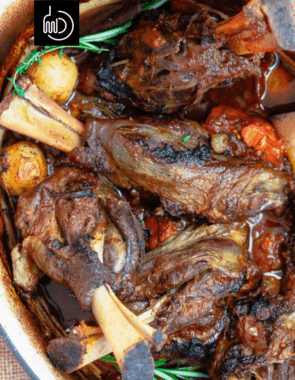 braised lamb shanks web story poster image