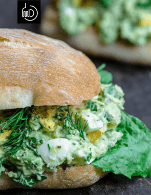 avocado egg salad web story poster image