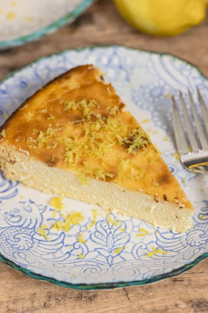 Best Italian Ricotta Cheesecake (5 Ingredients!) - The Mediterranean Dish