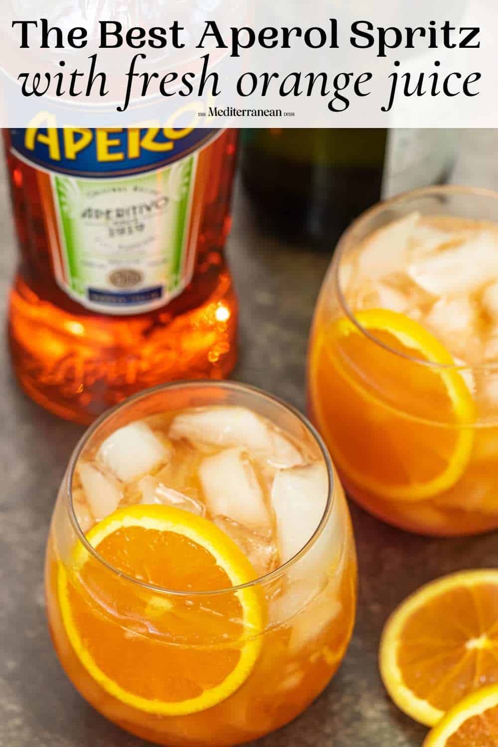 Easy Italian Aperol Spritz Recipe 4 Ingredients The Mediterranean 2498