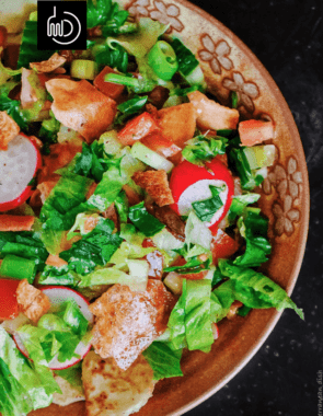 fattoush salad web story poster image