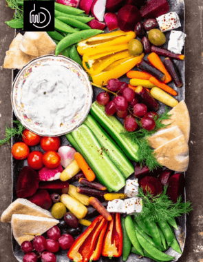 Simple Crudités Platter web story poster image