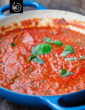 spaghetti sauce web story poster image.