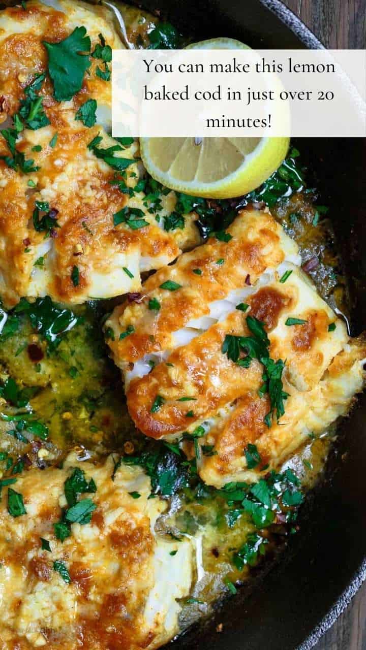 Baked Cod Recipe with Lemon and Garlic - The Mediterranean Dish