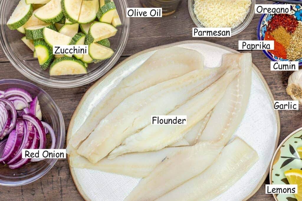 Easy Garlic Parmesan Baked Flounder Recipe The Mediterranean Dish