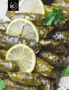 stuffed grape leaves web story poster image.