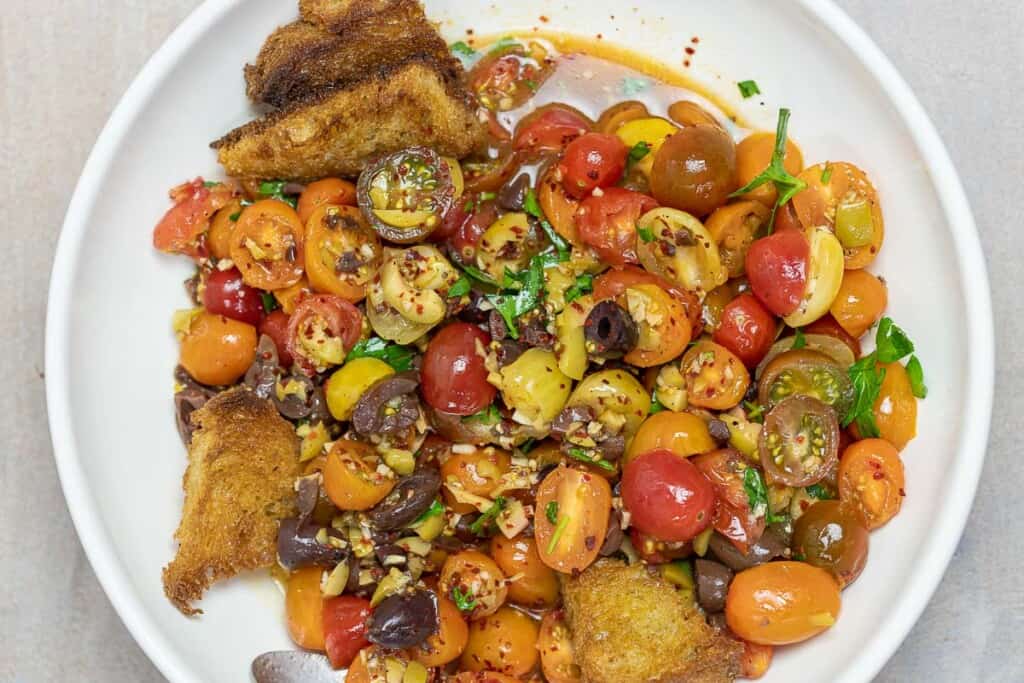 Simple Cherry Tomato Salad The Mediterranean Dish 2098