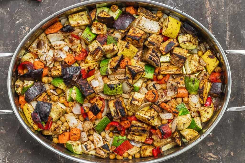 Roasted Vegetable Couscous The Mediterranean Dish