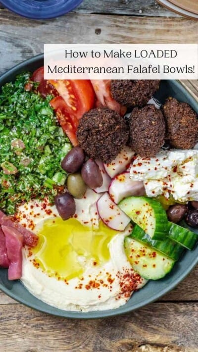 Loaded Mediterranean Falafel Bowl - The Mediterranean Dish