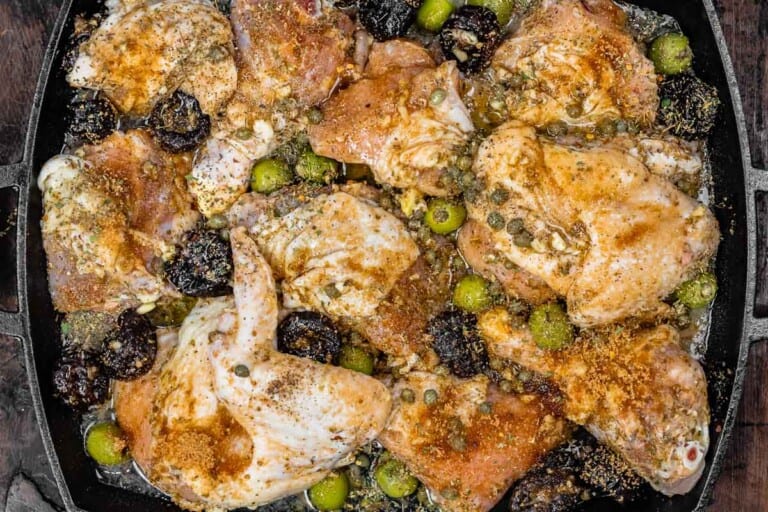 Chicken Marbella Recipe | The Mediterranean Dish