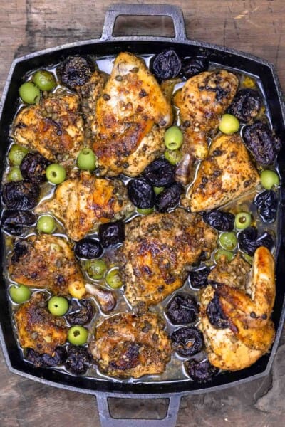 Chicken Marbella Recipe | The Mediterranean Dish