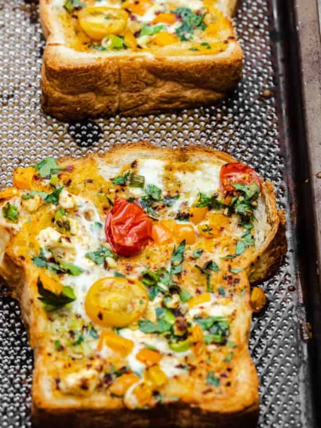 Egg Toast With Vegetables (Healthy Breakfast Recipe) - The ...