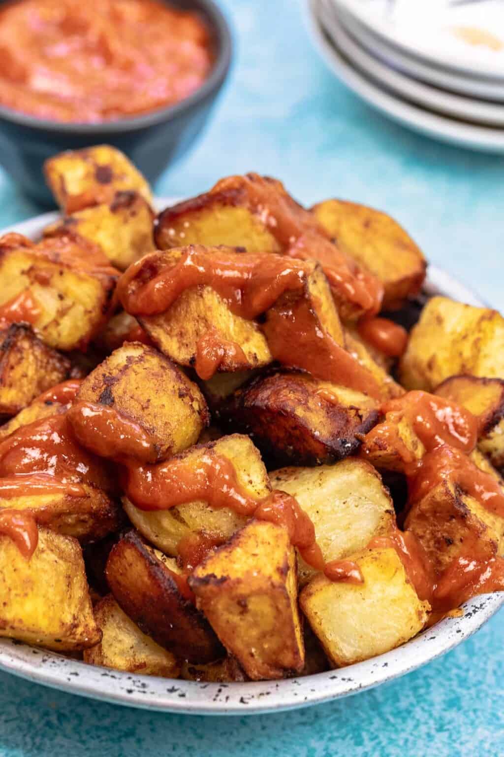 Patatas Bravas Spanish Fried Potatoes | The Mediterranean Dish