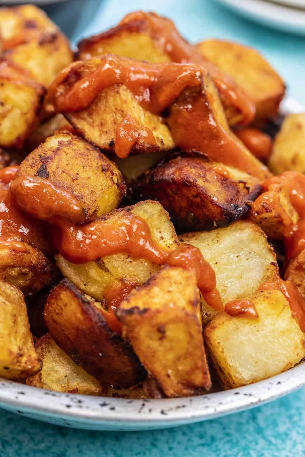 Patatas Bravas Spanish Fried Potatoes | The Mediterranean Dish