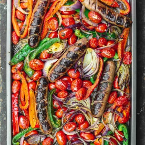 Grilled Sausage with Peppers, Onions and Herbs - 31 Daily