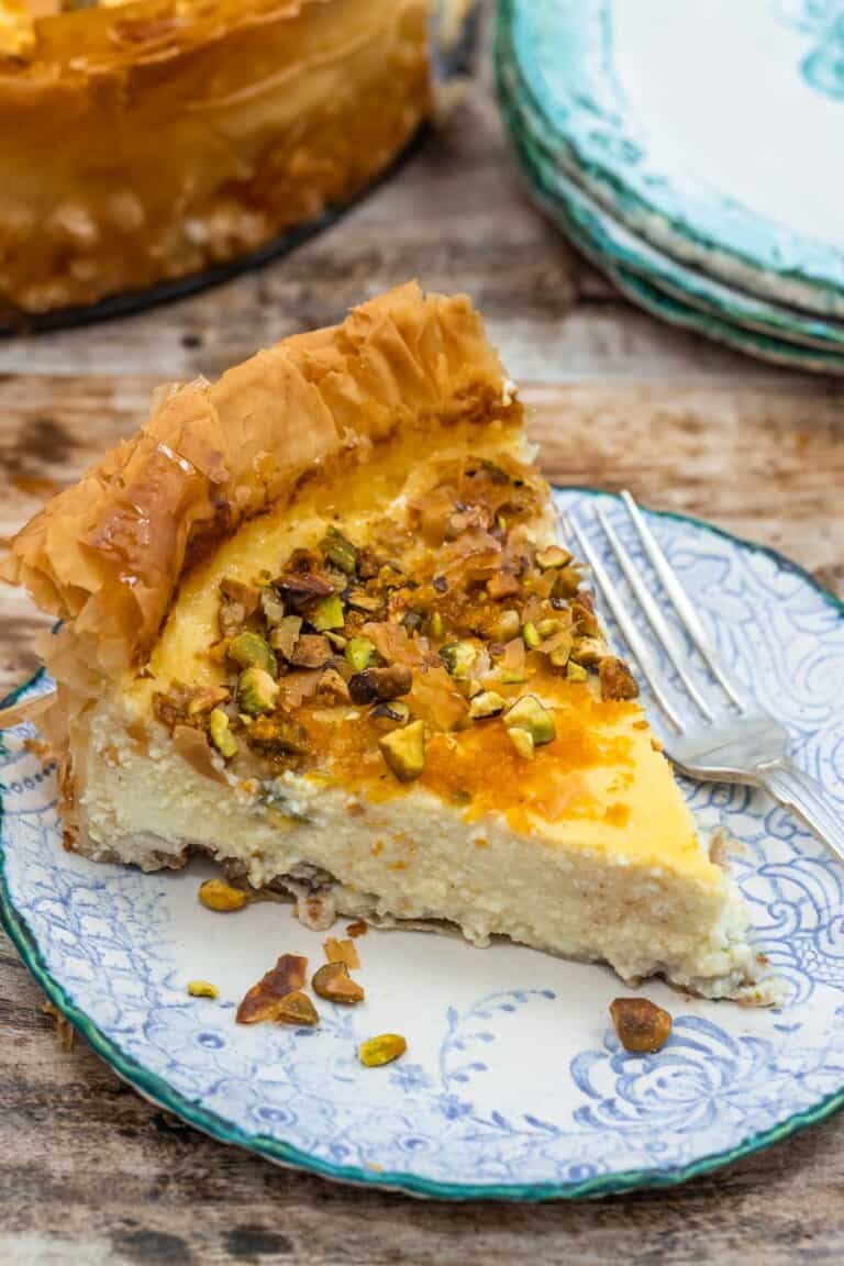 Baklava Cheesecake - The Mediterranean Dish