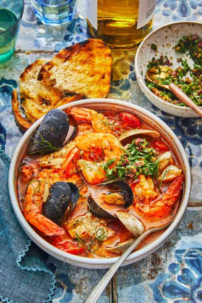 Cioppino (Seafood Stew) | The Mediterranean Dish