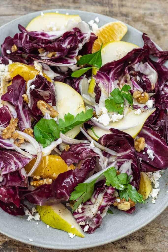 Radicchio Salad The Mediterranean Dish