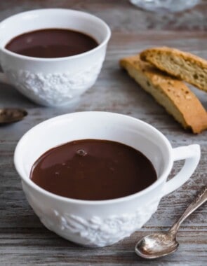 italian hot chocolate web story poster image.