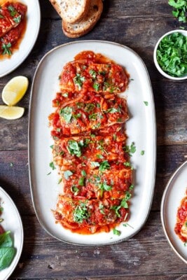 Baked Greek Fish (Psari Plaki) - The Mediterranean Dish