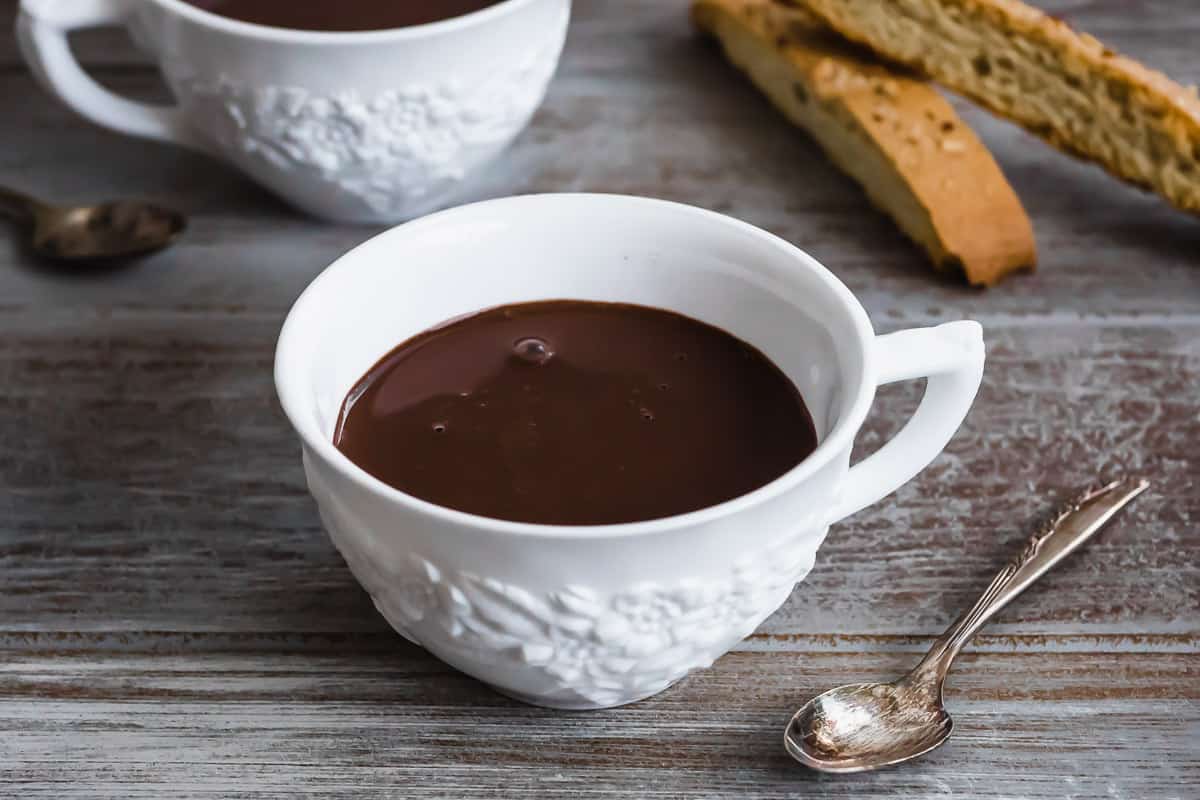Food-Inspired Living  Chocolate pots recipe, Chocolate drinks, Sipping  chocolate