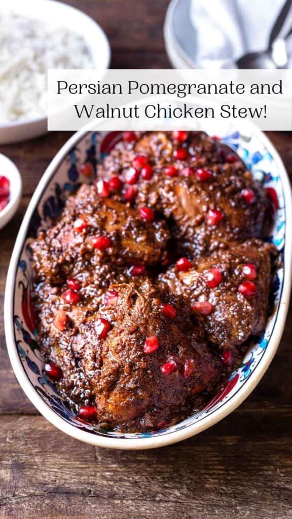 Fesenjan Persian Pomegranate And Walnut Chicken Stew The Mediterranean Dish